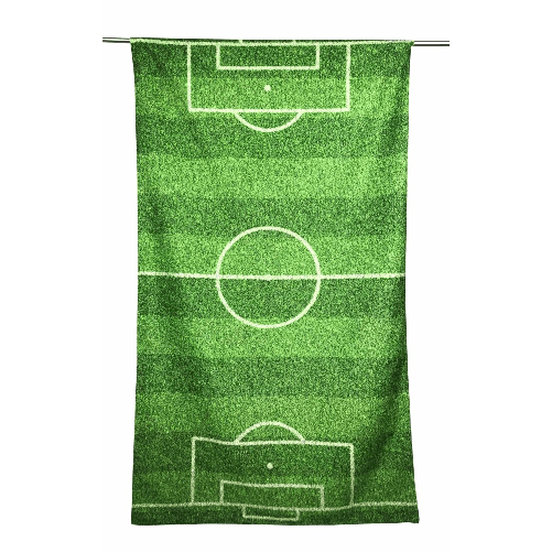 Tex family TELO MARE in spugna CAMPO DA CALCIO misura grande cm. 90 X 170