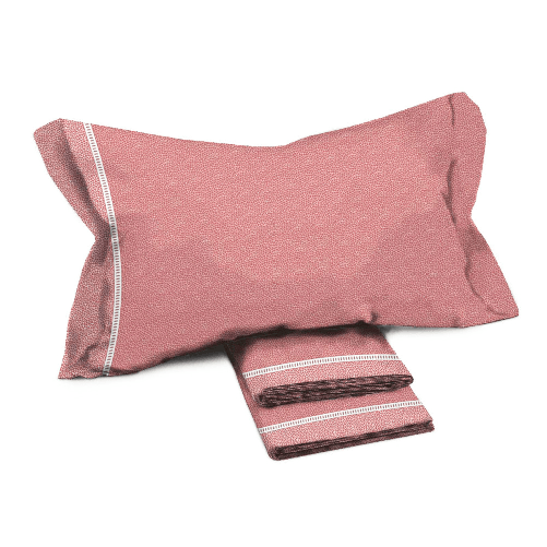 Tex family  Lenzuola Matrimoniali Cotone Completo MAXI Tex Family - Design Moderno "Time" Colore Rosa