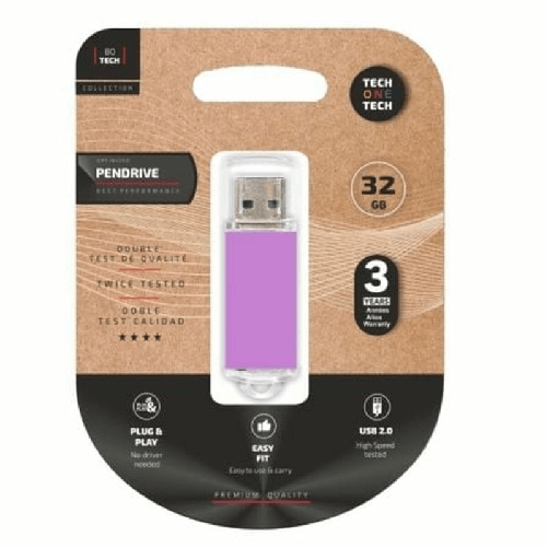 Tech One Tech Memoria USB Tech One Tech TEC3009-32 Porpora 32 GB