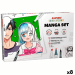 Alpino Set di Pennarelli Alpino Manga Color Experience (8 Unità)