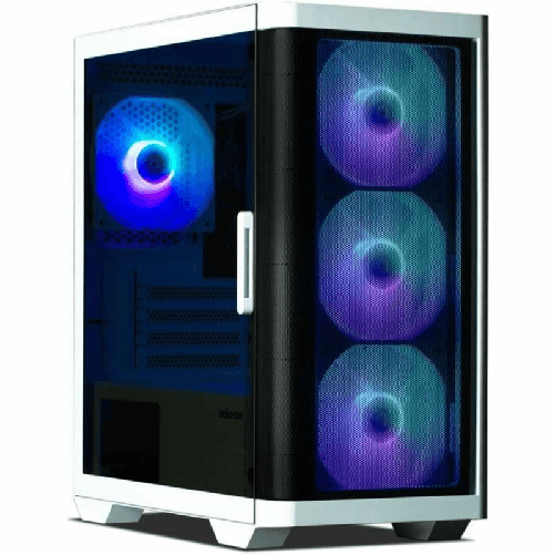 Zalman Case computer desktop ATX Zalman M4 Bianco Nero