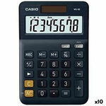 Casio Calcolatrice Casio MS-8E Nero (10 Unità)