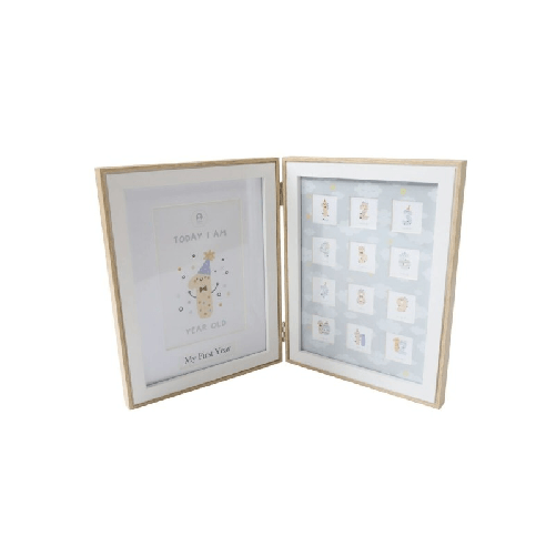 Home ESPRIT Cornice Portafoto Home ESPRIT Cristallo Legno MDF 36 x 3 x 23 cm (2 Unità)