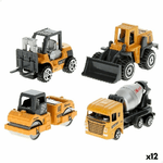 Speed & Go Set Mezzi da Cantiere Speed &amp; Go 7,5 x 4 x 3 cm (12 Unità)