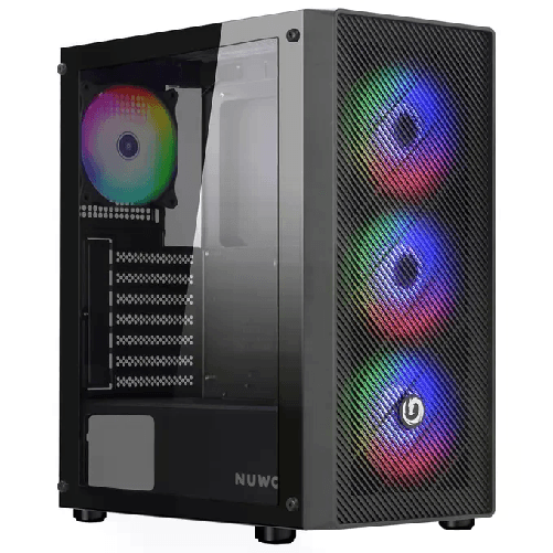 Nuwo Rodan R603 Nero Case PC Gaming Mid Tower ATX Micro-ATX mini