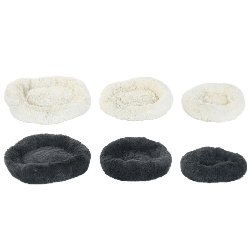 Home ESPRIT Letto per animali domestici Home ESPRIT Bianco Grigio scuro 73 X 64 X 16 CM 2 Unità