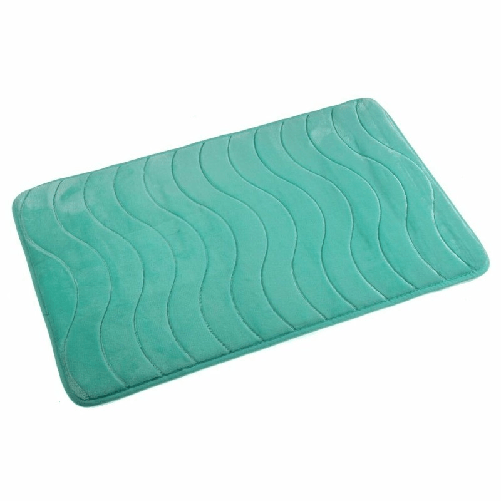 Versa Tappeto da bagno Versa Brant Azzurro Cotone (45 x 75 cm)