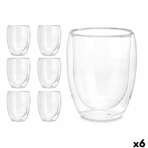 Vivalto Bicchiere di acqua Vivalto OCT-DG2061 Trasparente Vetro Borosilicato 326 ml (6 Unità)