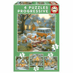 Educa Puzzle Educa Coniglio 12 Pezzi 16 Pezzi 20 Pezzi 25 Pezzi (4 Unità)