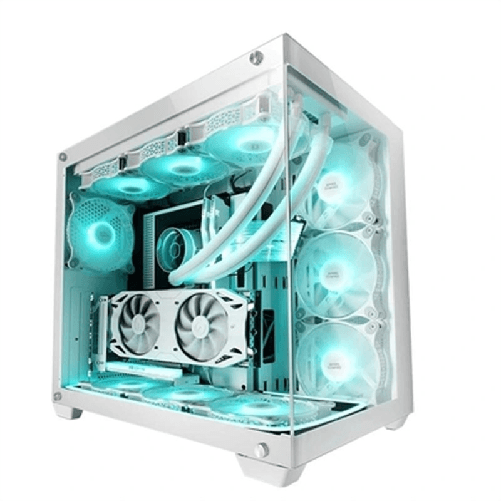 Mars Gaming Case computer desktop ATX Mars Gaming MCV4 Bianco