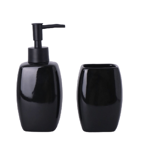 Versa Set da Bagno Versa Nero Ceramica