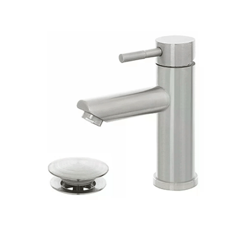 ZIK Rubinetto Lavabo Cromato con Miscelatore Monocomando per Bagno, Moderno in Acciaio Inox