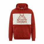Kappa Felpa con Cappuccio Uomo Kappa Ferti Swt Rosso