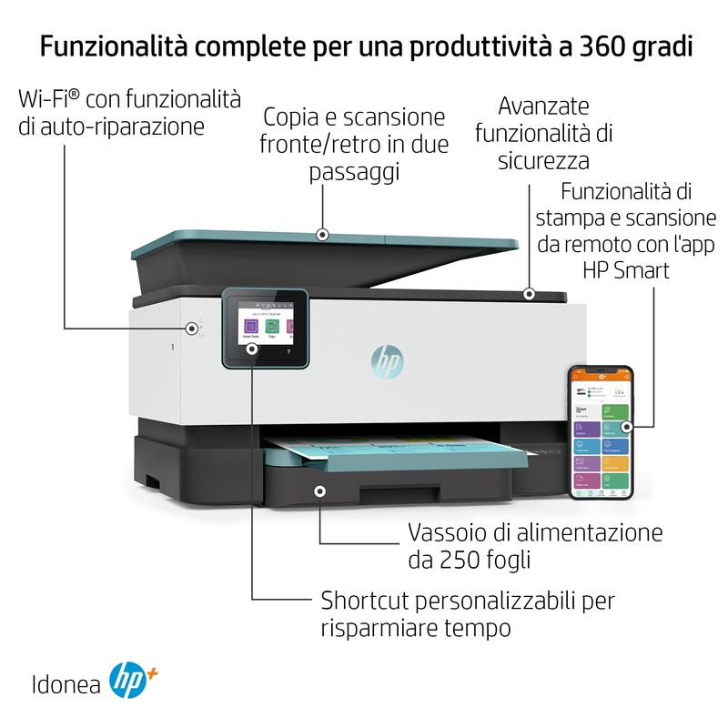 HP-OfficeJet-Pro-Stampante-multifunzione-HP-9015e-Colore-Stampante-per-Piccoli-uffici-Stampa-copia-scansione-fax-HP---Idoneo-per-HP-Instant-Ink--alimentatore-automatico-di-documenti--Stampa-fronte-retro