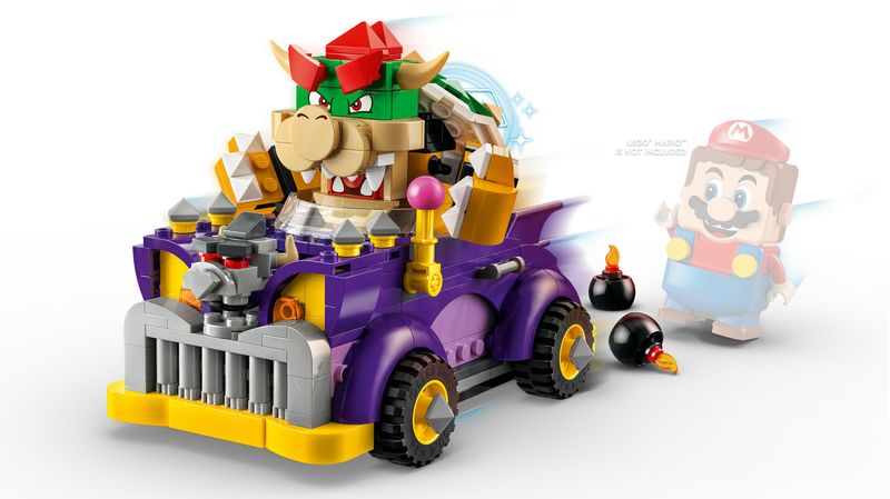 LEGO-Super-Mario-71431-Pack-di-Espansione-Il-Bolide-di-Bowser-Giochi-Bambini-8--Anni-con-Personaggio-e-Macchina-Giocattolo