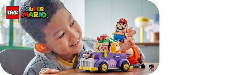 LEGO-Super-Mario-71431-Pack-di-Espansione-Il-Bolide-di-Bowser-Giochi-Bambini-8--Anni-con-Personaggio-e-Macchina-Giocattolo