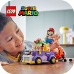 LEGO-Super-Mario-71431-Pack-di-Espansione-Il-Bolide-di-Bowser-Giochi-Bambini-8--Anni-con-Personaggio-e-Macchina-Giocattolo