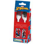 Spider-Man Servizio di Posate Spider-Man CZ11342 Acciaio inossidabile Multicolore 2 Pezzi