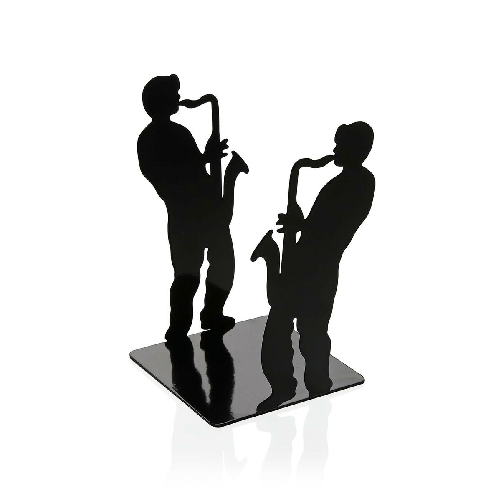 Versa Fermalibri Versa Metallo Ferro Musicista 10 x 15 x 10 cm