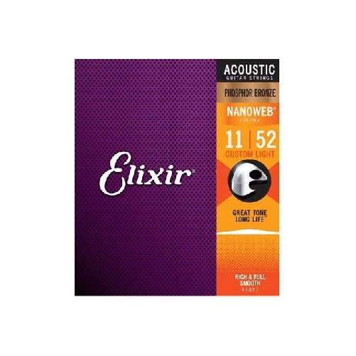 Elixir-Muta-Corde-Chitarra-Acustica-Elixir-16027-Acoustic-Phosphor-Bronze-Nan