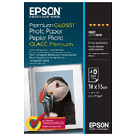 Epson Premium Glossy Photo Paper - 10x15cm - 40 Fogli