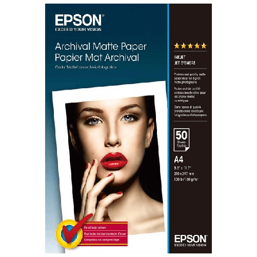 Epson-Archival-Matte-Paper---A4---50-Fogli