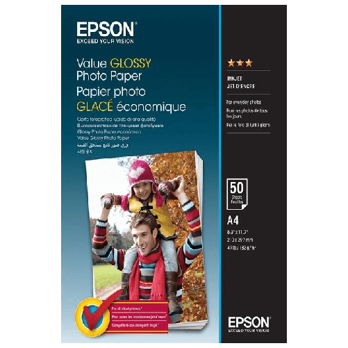 Epson-Value-Glossy-Photo-Paper---A4---50-Fogli