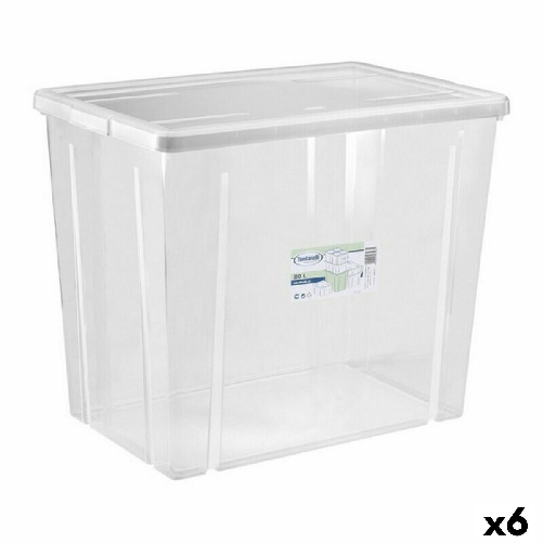 Tontarelli Scatola portaoggetti con coperchio Tontarelli Linea box 80 L 59 x 39 x 48 cm (6 Unità)