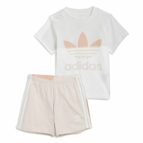 Adidas Completo Sportivo per Bambini Adidas Trifolio Bianco