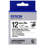 Epson Nastro fondo Bianco per testo Nero, Iron On 12/5 LK-4WBQ