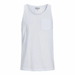 Jack & Jones Canotta Uomo Jack &amp; Jones Tampa Slub Bianco