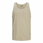 Jack & Jones Canotta Uomo Jack &amp; Jones Jortampa Slub Beige