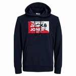 Jack & Jones Felpa con Cappuccio Uomo Jack &amp; Jones Jjnolan Nero