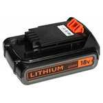 Batteria Ricaricabile Litio 18 V 2.0 ah per Trapano Smerigliatrice Black Decker