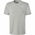 Kappa Maglia a Maniche Corte Uomo Kappa Cafers Slim Grigio