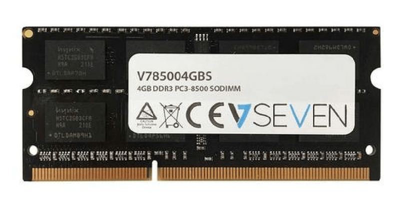 V7-4GB-DDR3-PC3-8500---1066mhz-SO-DIMM-Notebook-Modulo-de-memoria---V785004GBS