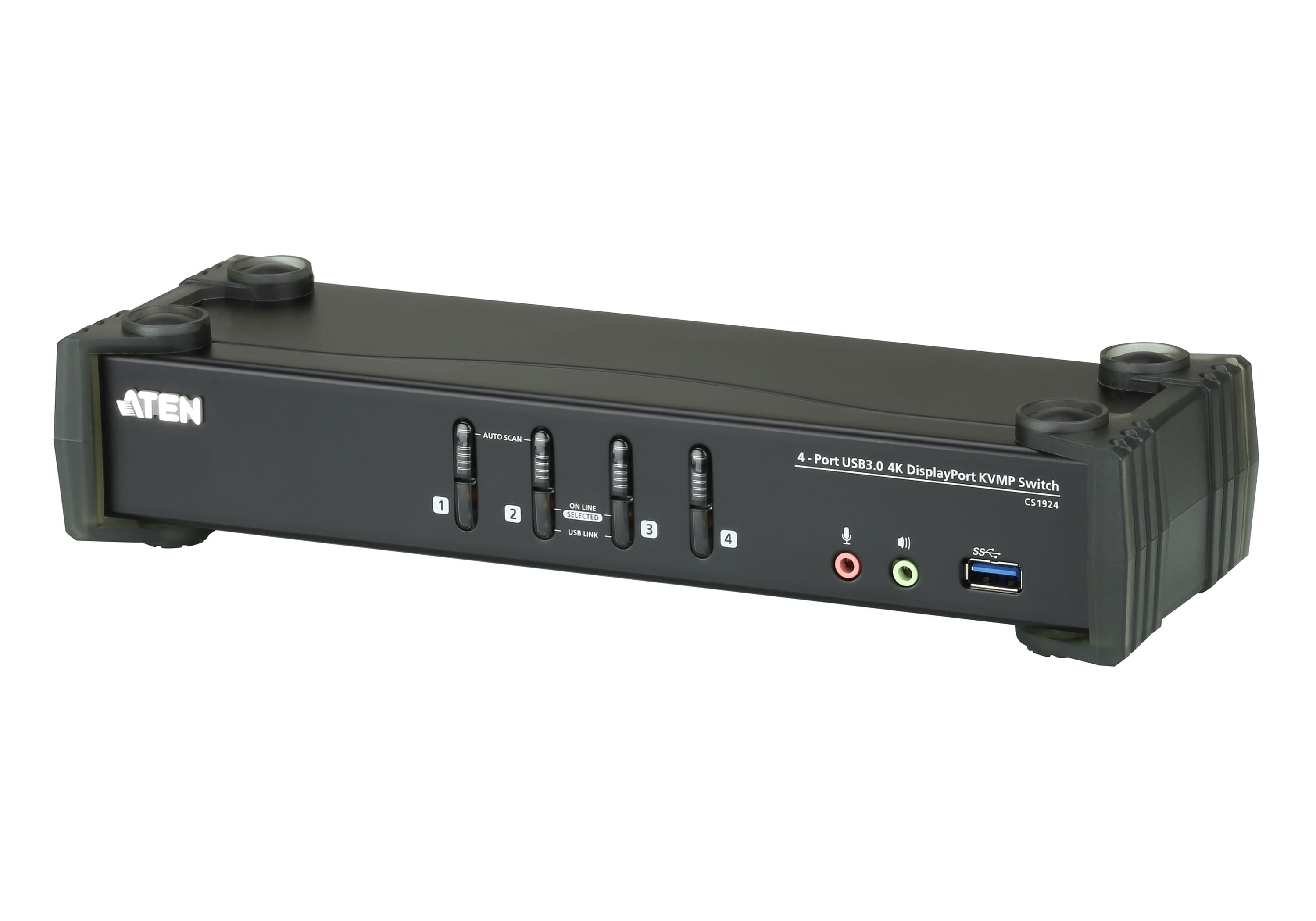 ATEN Umschalter switch per keyboard-video-mouse (kvm) Nero