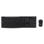 Logitech Wireless Combo MK270 tastiera Mouse incluso USB AZERTY Belga Nero