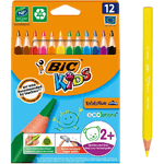 BIC Kids Evolution Triangle Multicolore 12 pz