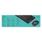 Logitech-Wireless-Combo-MK270-tastiera-Mouse-incluso-USB-AZERTY-Belga-Nero