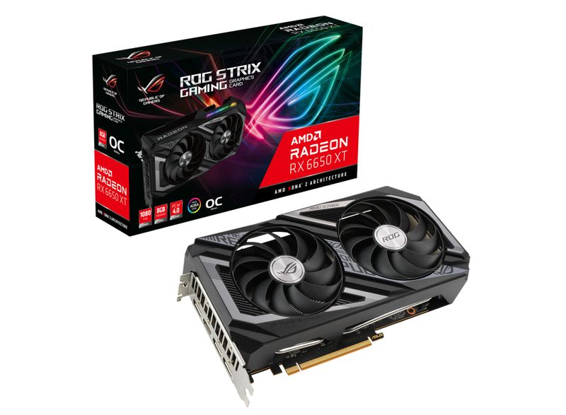 ASUS-ROG--STRIX-RX6650XT-O8G-V2-GAMING-AMD-Radeon-RX-6650-XT-8-GB-GDDR6