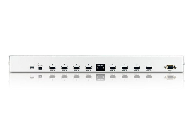 ATEN-Switch-audio-video-HDMI-a-8-porte--con-telecomando-a-infrarossi