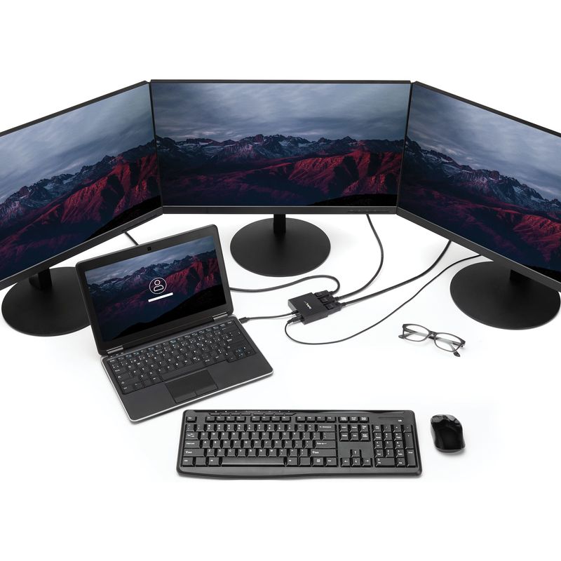 StarTech.com-Adattatore-multi-monitor-a-3-porte---Mini-DisplayPort-a-DisplayPort-MST-Hub-doppio-4K-30Hz-e-1x-1080p---Sp