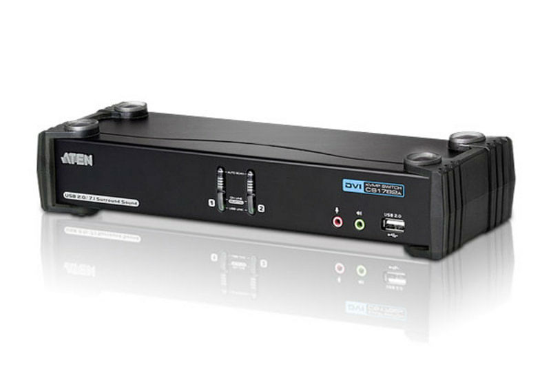 ATEN-Switch-KVMP™-Dual-Link-audio-CH7.1-USB-DVI-a-2-porte