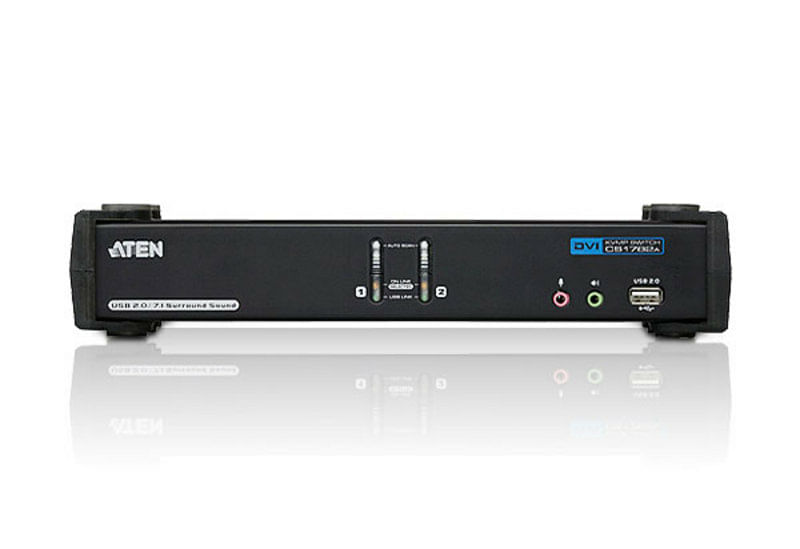 ATEN-Switch-KVMP™-Dual-Link-audio-CH7.1-USB-DVI-a-2-porte