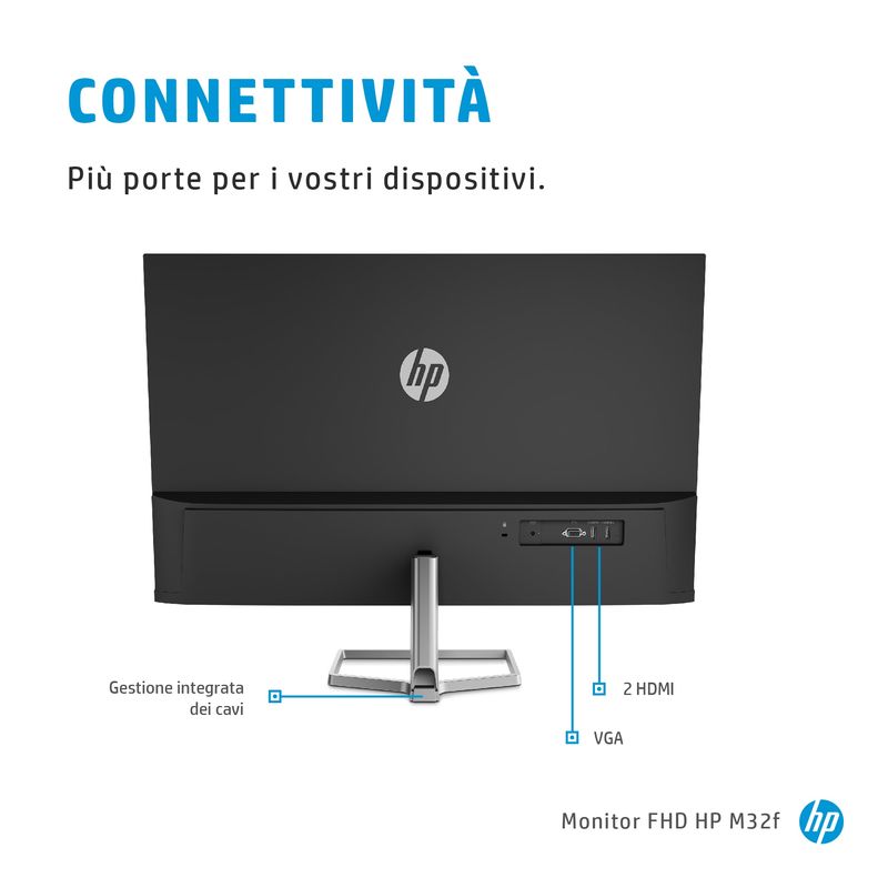 HP-M32f-80-cm--31.5---1920-x-1080-Pixel-Full-HD-Nero-Argento