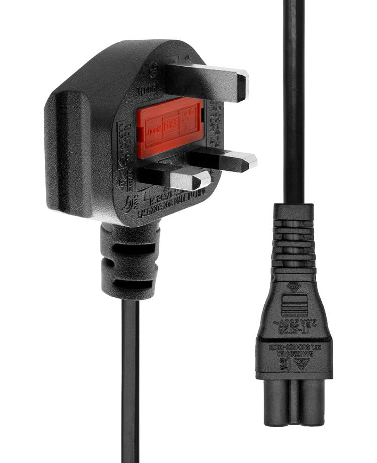 ProXtend-PC-GC5-0005-cavo-di-alimentazione-Nero-05-m-Spina-di-alimentazione-di-tipo-G-Accoppiatore-C5