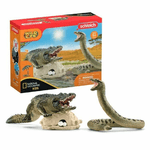 Schleich Playset Schleich Alligator/Anaconda Duel Set 4 Pezzi
