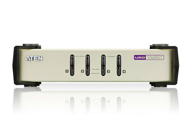 ATEN-Switch-KVM-PS-2-USB-VGA-4-porte