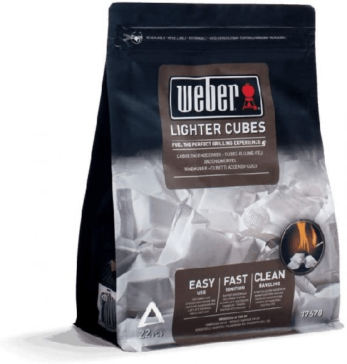 Weber 17945 accendini (22 pezzi), per accendere carbonella e briquettes, facile da usare